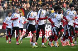 爱游戏体育网址-（外代二线）足球——世预赛：德国队赛前备战