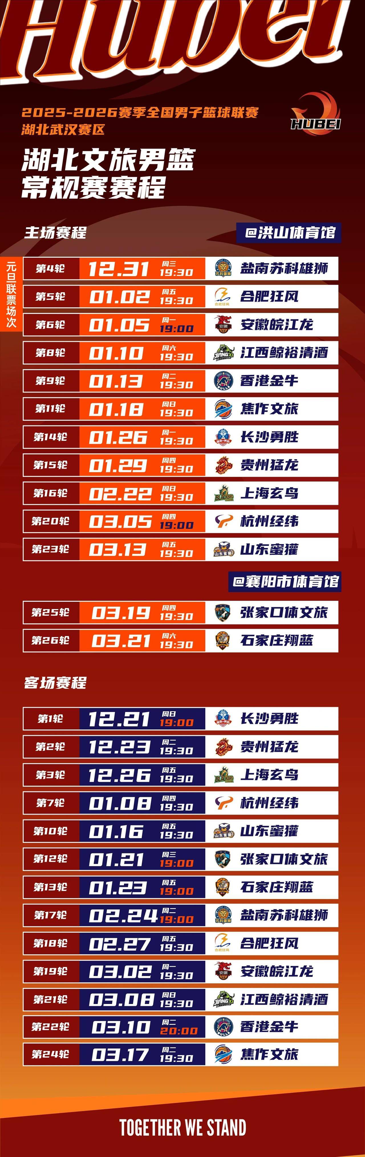 新赛季、新阵容、新挑战！湖北文旅男篮出征2025-2026赛季全国男子篮球联赛