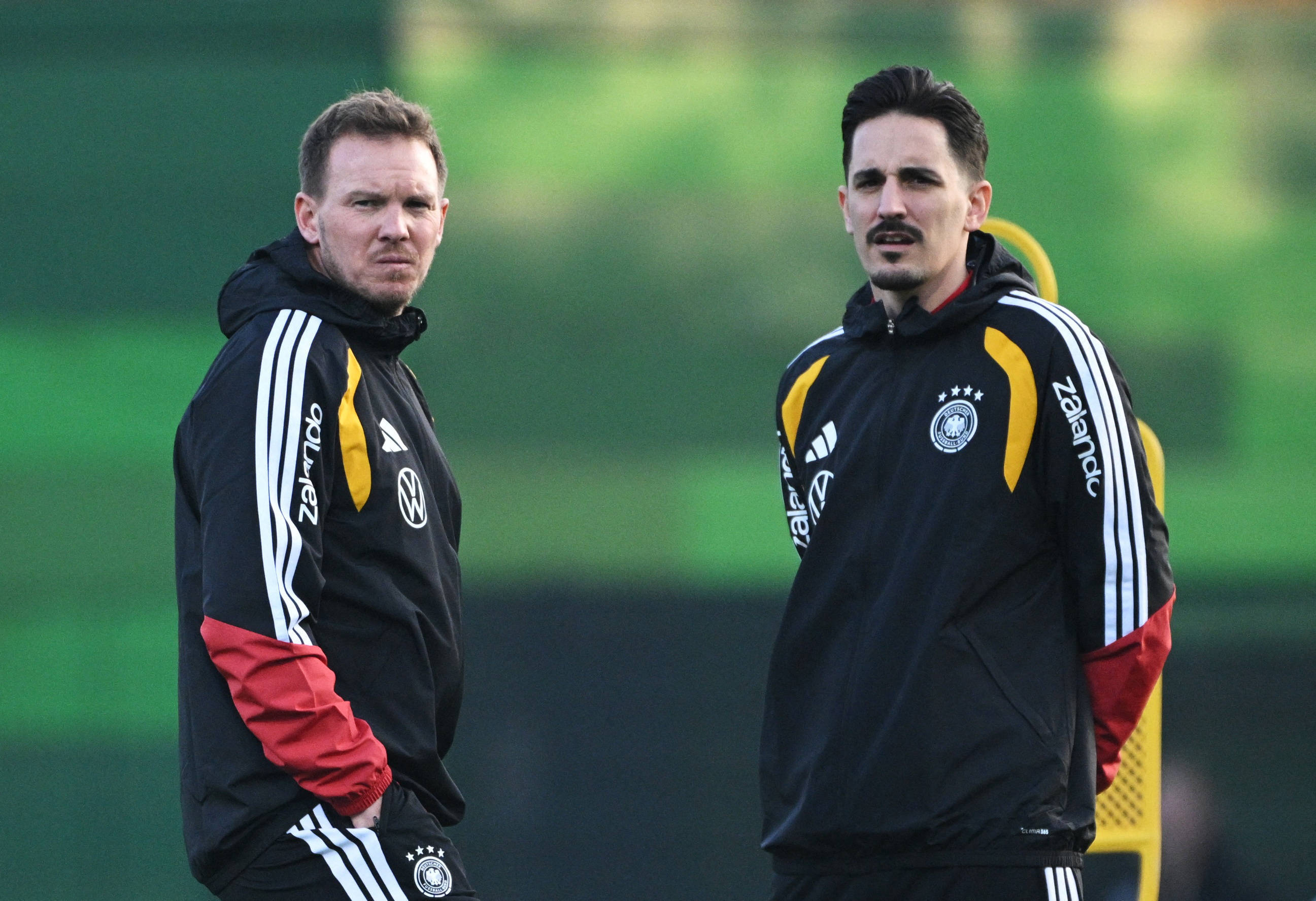 （外代二线）足球——世预赛：德国队赛前备战