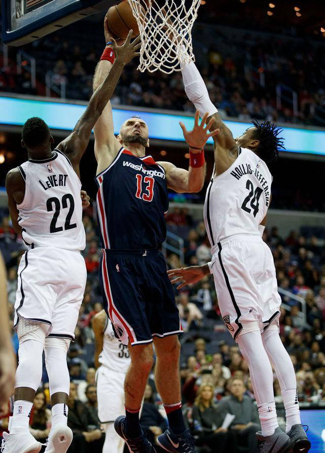 华盛顿奇才主场以119-99大胜布鲁克林篮网，斩获两连胜